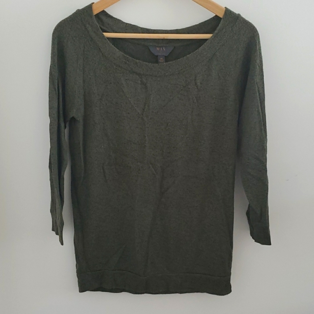 Olive green sweater